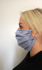 Atmungsaktive Munschutzmaske, Atemschutzmaske ; Blau - Unisex, waschbar, wiederverwendbar