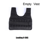 5kg 20kg 60kg Weightvest Gewichtsweste, freies Training , Schwarz & Blau