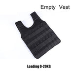 5kg 20kg 60kg Weightvest Gewichtsweste, freies Training , Schwarz & Blau