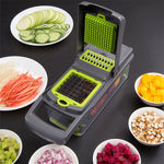 Multifunktions Gemüseschneider, Slicer, Schäler - Kartoffeln, Zwiebeln & mehr - inkl. Zubehör