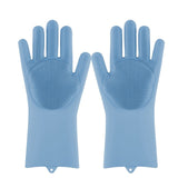 Silikon Geschirrspül Handschuhe - Handschuhe als Schwammersatz - Küche, Reinigung, Hansdschuhe, Schwamm, Ofen