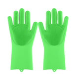 Silikon Geschirrspül Handschuhe - Handschuhe als Schwammersatz - Küche, Reinigung, Hansdschuhe, Schwamm, Ofen